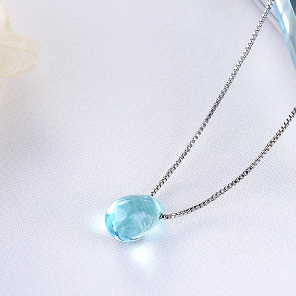 [Set of  3] 925 Sterling Silver Crystal Water Drop - Picture 9 of 10